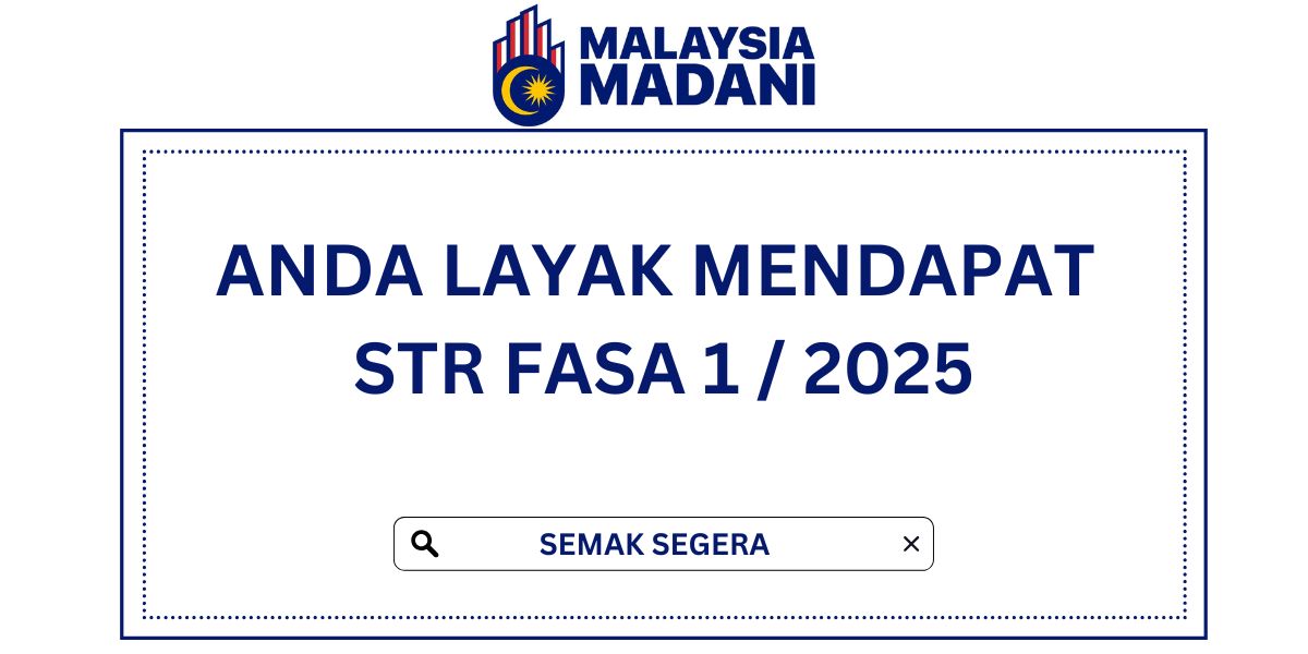 Anda layak mendapat str fasa 1
