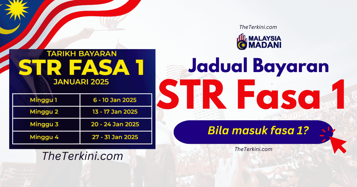 jadual str fasa 1 2025