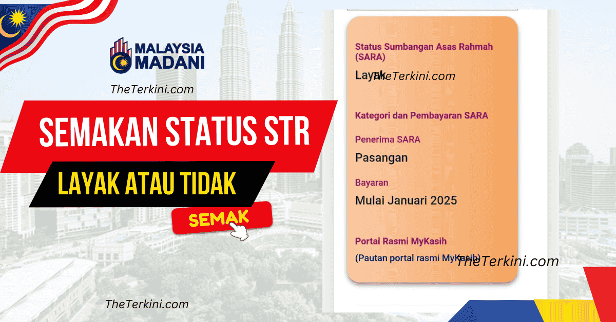 semakan status str